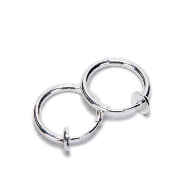 6 Colors New 2 PCS Clip on Boby Nose Lip Ear Fake Piercing Rings Stud Punk Goth False Hoop Earrings Septum