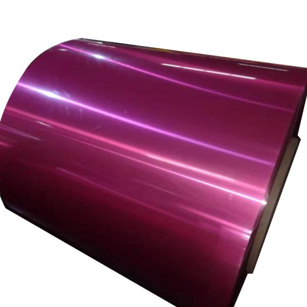 Température T3 T8 Peinture revêtue 1050 1060 3003 5052 1050h18 Plaque de bobine d'aluminium laminée couleur revêtue pour les machines à gouttières