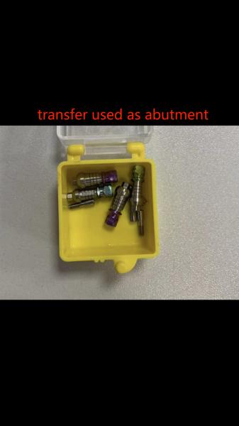 China Dental Lab Cement Retained Implant Crown Prosthesis for Artificial Teeth