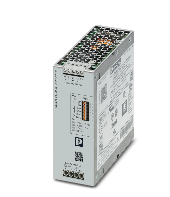 Phoenix QUINT4-PS/3AC/24DC/20 2904622 power module, 24V DC output, suitable for industrial automation