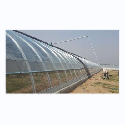 Drawing Solar Greenhouse Kit 4-6M Height With Galvanized Steel Frame