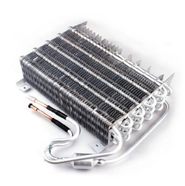 Aluminum Pipe Plate Fin Heat Exchanger Frost Free In Three Open Door Fridge