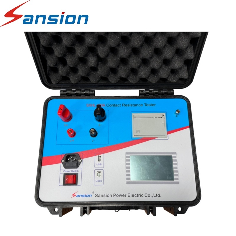 Digital Contact Resistance Tester for Busbar and Electrical Connection Testing