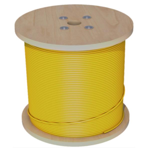 100m 4 Cores 6 Cores Fiber Optic Jumper Single Mode Yellow
