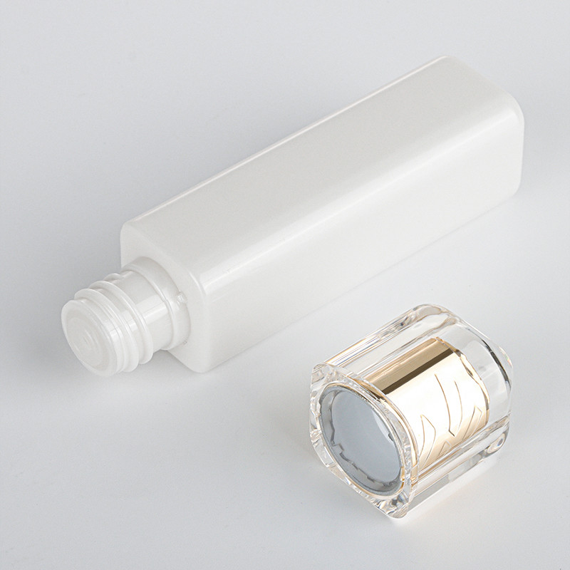 Флаконы духов ODM акриловые роскошные пустые упаковывая золото 15ML 30ML Роза