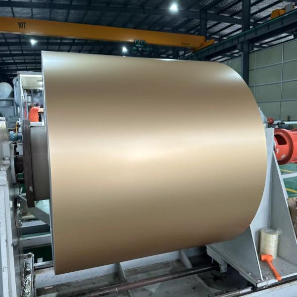 0.08mm Thickness 45mm Width Prepainted Aluminum Foil Coil For Rollable Ridge Ventilation Tape Making