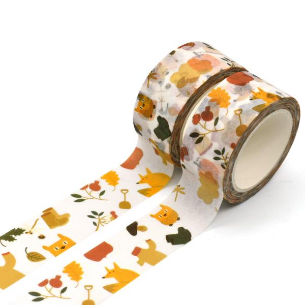 Fita pegajosa colorida de Washi da folha de ouro impermeável para a decoração do álbum da memória