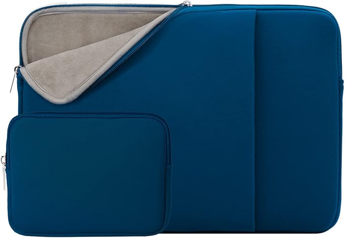 Outdoor Laptop Sleeve Case Protective Soft Padded Carrying Computer Bag with Front Pocket & Accessories Pouch LBX1217-2