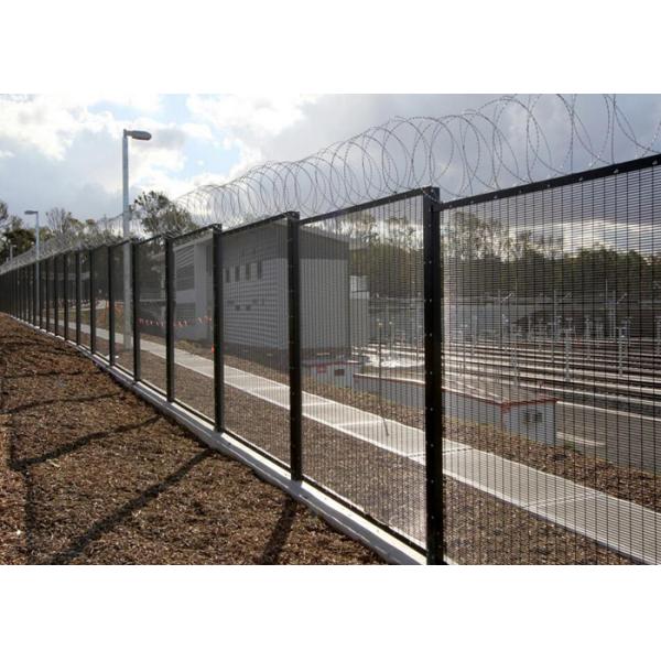 Anti - Cutting Welded Wire Mesh Fence Q195 Steel Materials PVC Powder Painting