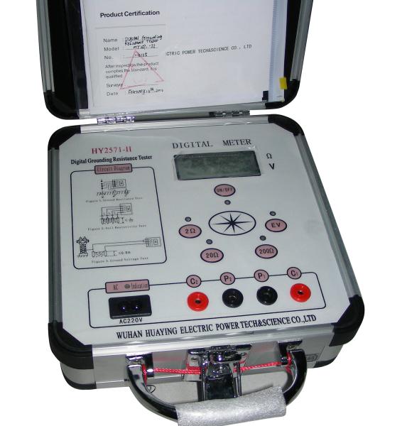 Digital Earth Ground Resistance Tester Earthing Measurement Equipment ISO Certificate