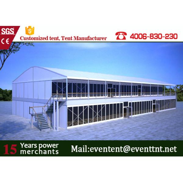 850gsm Pvc Fabric Luxury Double Decker Tents 45m Waterproof For Advertising