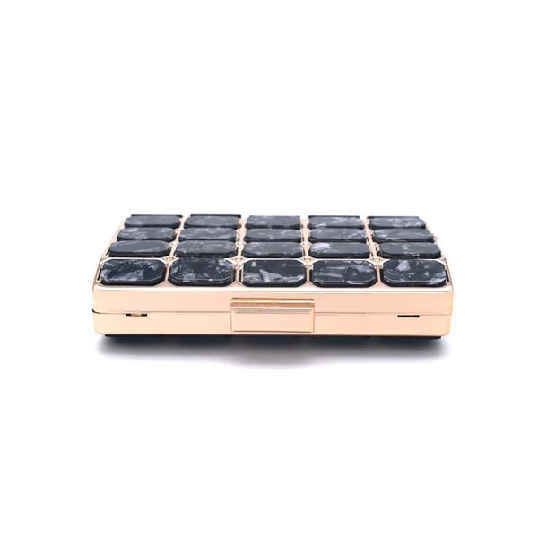 Black Acrylic Square Nob Gold Handbag Frames For Memorial Day