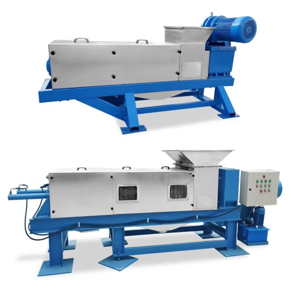 Custom Stainless Steel Food Waste Sugarcane Pulp Hydraulic Dehydrator / Fruit & Vegetable Juicer Screw Press Dehydrator Commercial Juicer