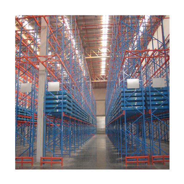 800~3000kg/層 VNAパレットラック,鋼鉄の非常に狭い通路パレットラック