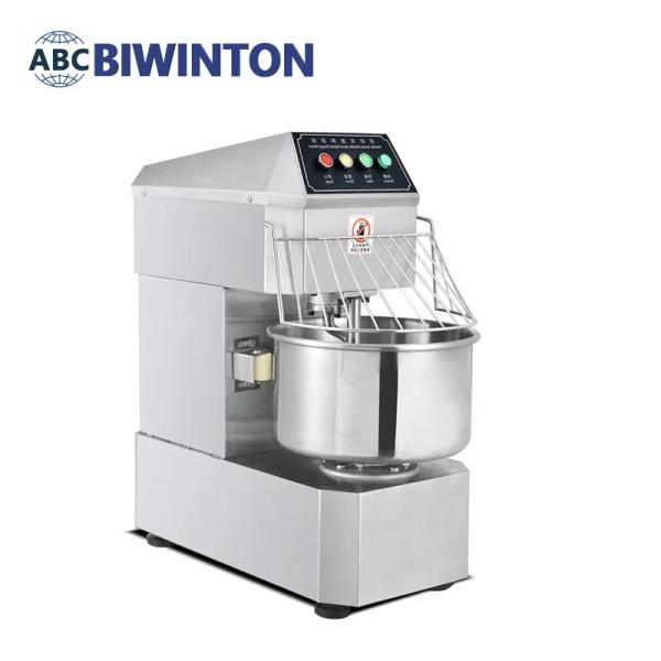 Fábrica Fornecer máquina de panificação 30L de massa de amassador de massa de pão industrial espiral de mistura de massa de massa de mistura com aço inoxidável