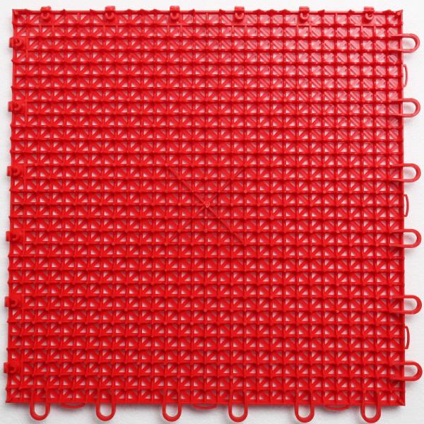 Water Resistant Indoor Sports Surfaces Anti Skidding PP Interlock Flooring