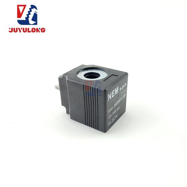 JUYULONG Solenoid Coil 14Vdc for Lovol FR60 80 150 170 Engine Repair Spare Parts Construction Machinery Parts