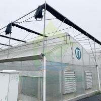 Wind Resistant Plastic PE Film Commercial Poly Tunnel Greenhouse For Planting Fruit