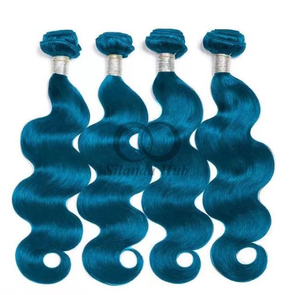 Green Body Wave Remy Human Hair Bundles Sew In Weave Bundles Brazilian Bundle Deals