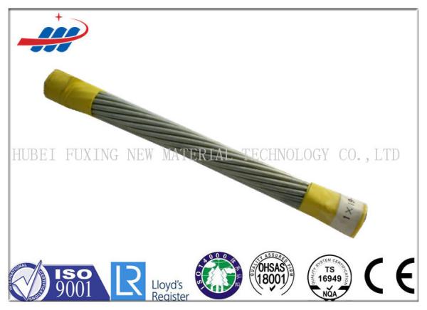 1x7 Zinc Coated Wire Rope Strand 1.5-9MM Wire Gauge With 1770MPA Tensile Strength