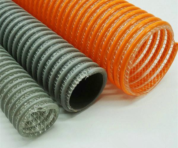 Flexible PVC Water Hose Reinforced Helix Suction And Discharge Hose / Pipe / Tube
