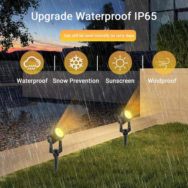IP65 Solar Lawn Lights LED Outdoor Landscape Garden Solar Powered Highlight Spotlights