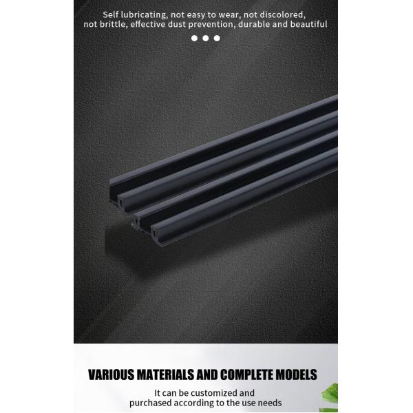 5 mm a 1000 mm de perfil ABS ASA perfil PE extrusión de plástico de uso de la tira resistente a la abrasión