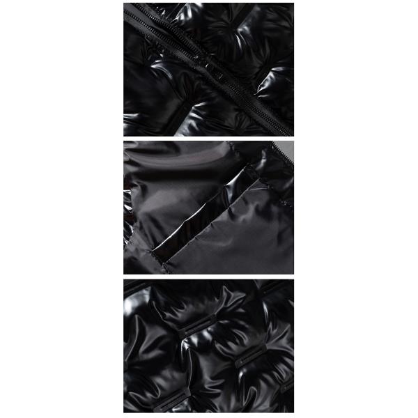 Colete de bolhas com fecho de fecho de poliéster impermeável de algodão sem mangas