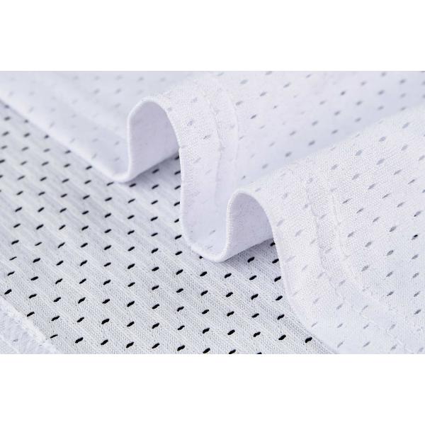 Mens Competition Clothing , Basketball Trainning Jersey Custom Logo White Black