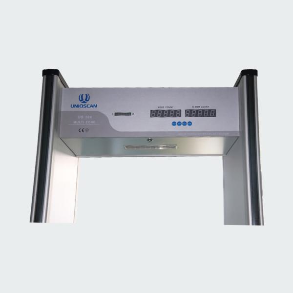 Caminhada através do equipamento das zonas Ub500 Secuity da porta 6 do detector de metais do quadro de porta