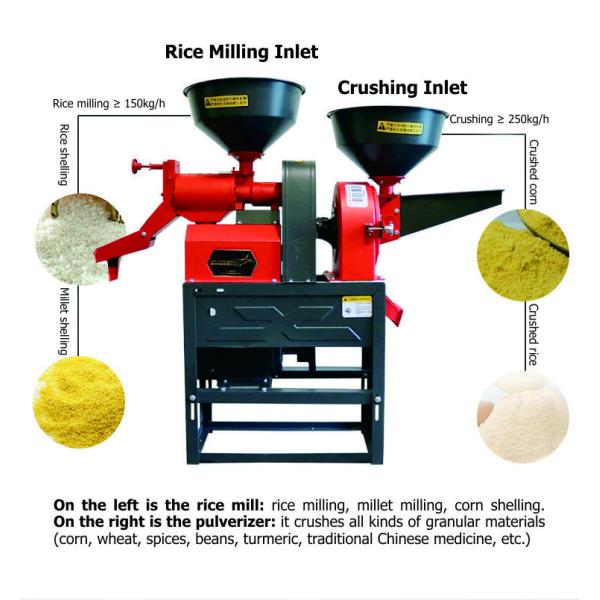 Miller 625kg Per Hour Automatic Multi-function Rice Mill