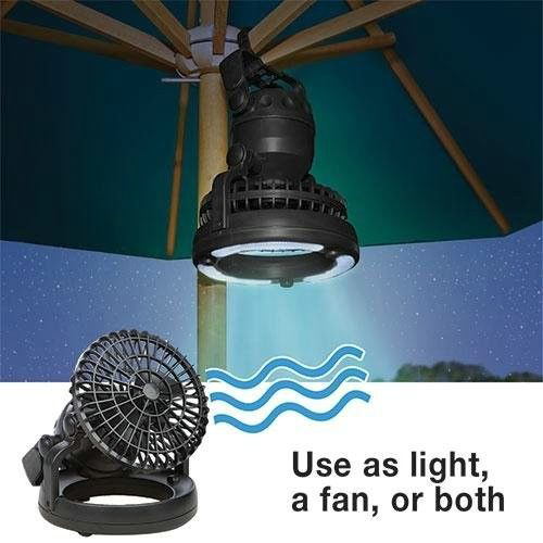 Rechargeable Camping Ceiling Fan / Portable Battery Operated Tent Fan