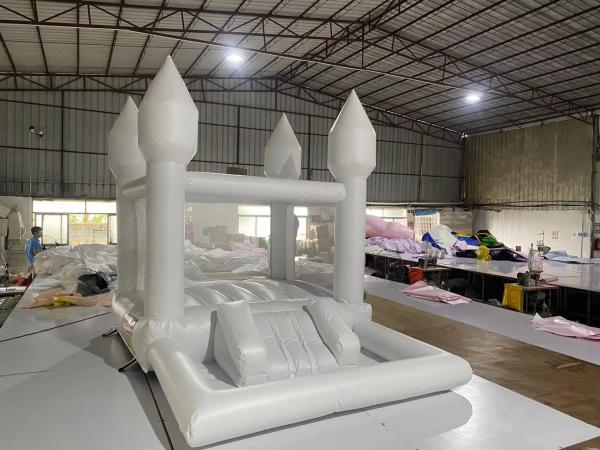 Casa inflável de casamento de PVC Castelo de salto comercial de casa inflável para casamento