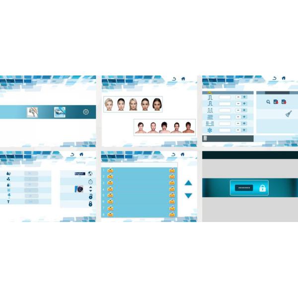 Sapphire Crystal Multi Function Laser 2 Handpiece For Beauty Salon Equipment