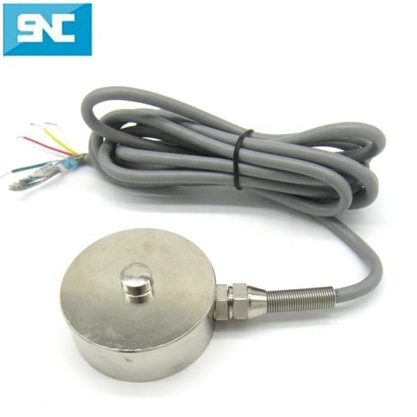 SC201GCL Capteur de poids de bouton de cellule de charge de crêpe 2T / 3T / 5T pour peser la résistance d'isolation du véhicule 5000 M Ohm / 50V
