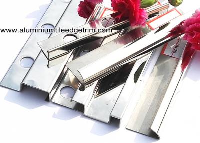 Popular Type 10mm Stainless Steel Bullnose Corner Tile Trim With Square Edge