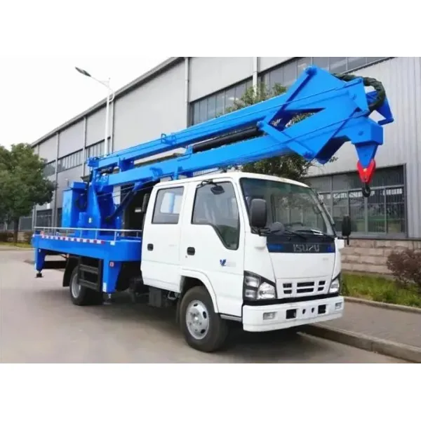 4X2 600p Double Cabin Manual 14m-15m Bridge Inspection Aeria Platform Trucks