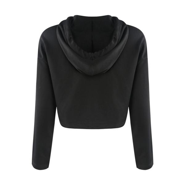 Crop Top Anti Pilling Oversized Off The Shoulder Sweatshirt