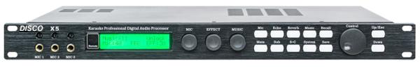Audio Processor , 5.1 Channel KTV Digital Karaoke Processor Pre-Amplifier X5