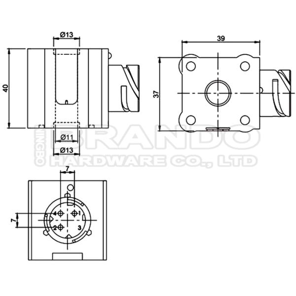 Truck Solenoid Armature Plunger Tube For Wabco 4420012221 4420034221
