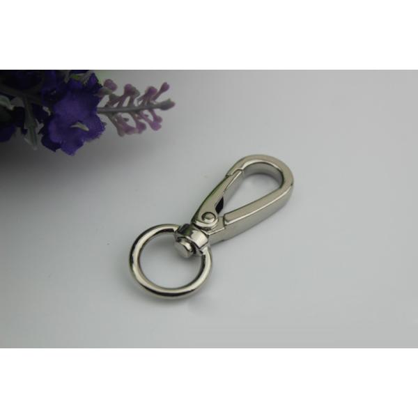Bag accessories promotional item stock hanging gunmetal color 13 mm snap hook clip swivel with polishing