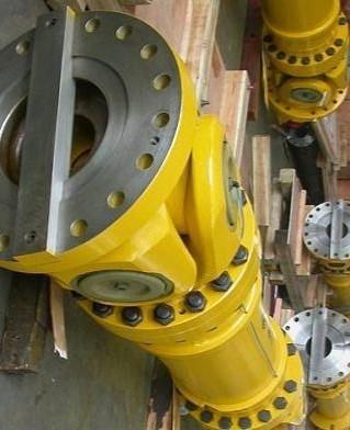 SWC Series Telescoping Drive Shaft , Short Flanged Universal Steering Shaft Lower Steering