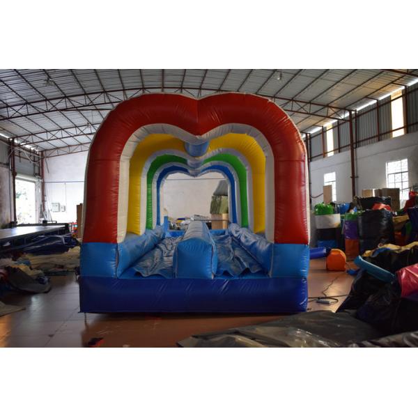 Прочные коммерчески раздувные водные горки, скольжение n выскальзывания воды милого мультфильма дельфинов длинное