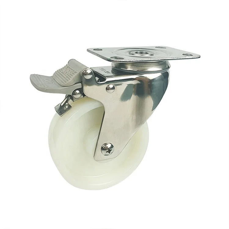 Heavy Duty American Solid Core Casters  / Casters  For Furniture 120-250KG Load Capacity Ball Bearing