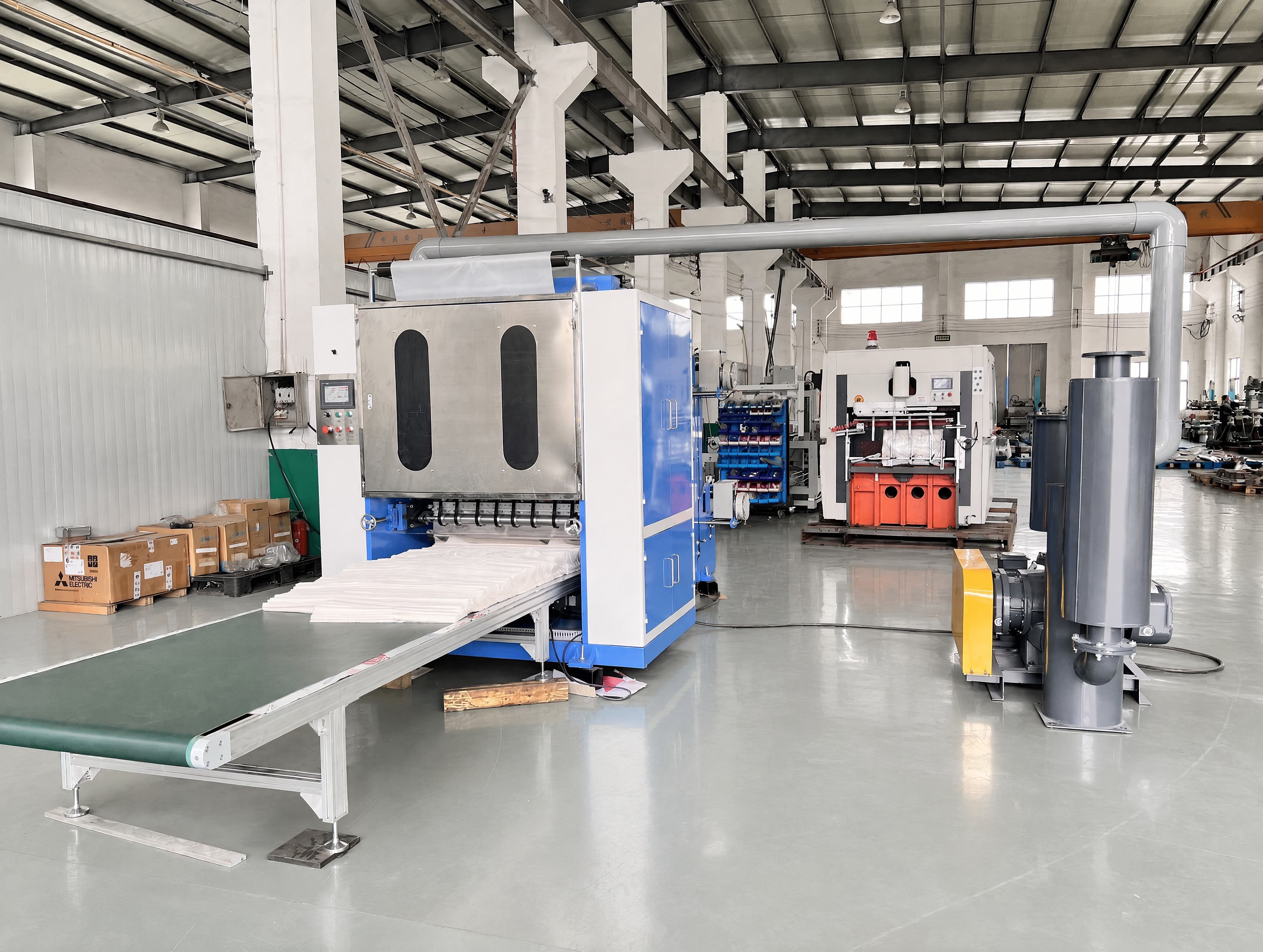 Pop Up Wax Paper Folding Machine, V-Fold Cross Folding Continuous Extraction