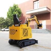 Bêcheur de Micro Earth Moving de petit Bagger de Mini Clamshell Shovel Excavator Trailer de verger petit