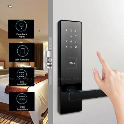 Zinc Alloy Mortise Intelligent Door Locks RFID Card Mechanical Key TT Lock Access