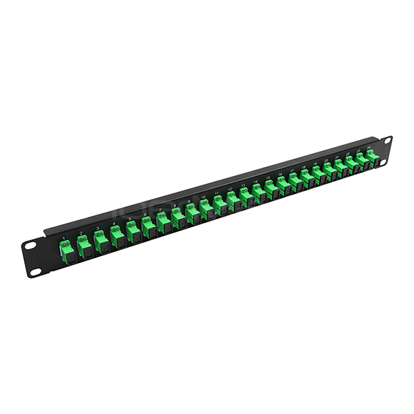 Центры обработки данных Волоконно-оптические адаптерные панели 24 порта LC Patch Panel RoHS одобрен