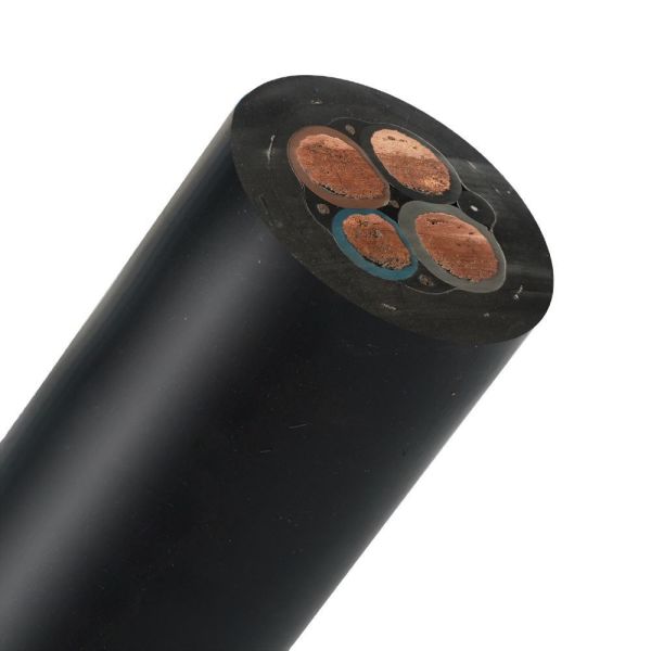 Rubber Jacket Submersible Pump Wire Cable 1.5mm-6mm 3 Cores Low Voltage