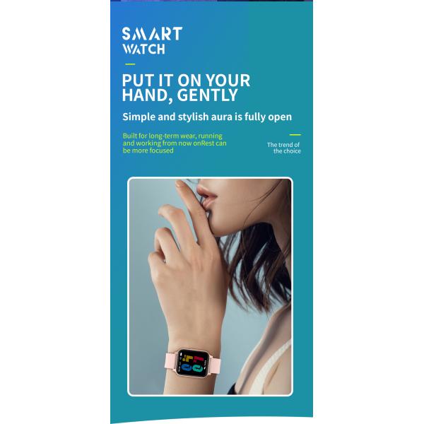 Монитор тарифа сердца Smartwatch PPG спорт 260ma BLE 5,0 водоустойчивый